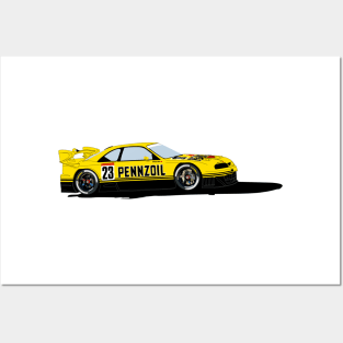R33 GTR GT500 Posters and Art